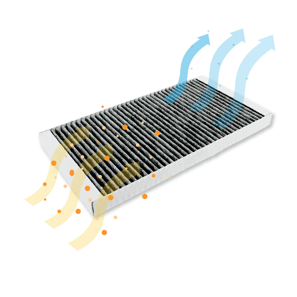 Hisense lugt- og fintstøvfilter HF3015 (2 stk.)