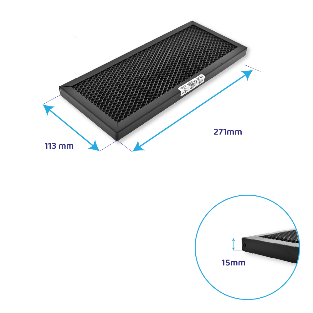 Falmec Carbon.Zeo regenererbart kulfilter KACL.1006 / KACL.1054 / Monolith / Brera