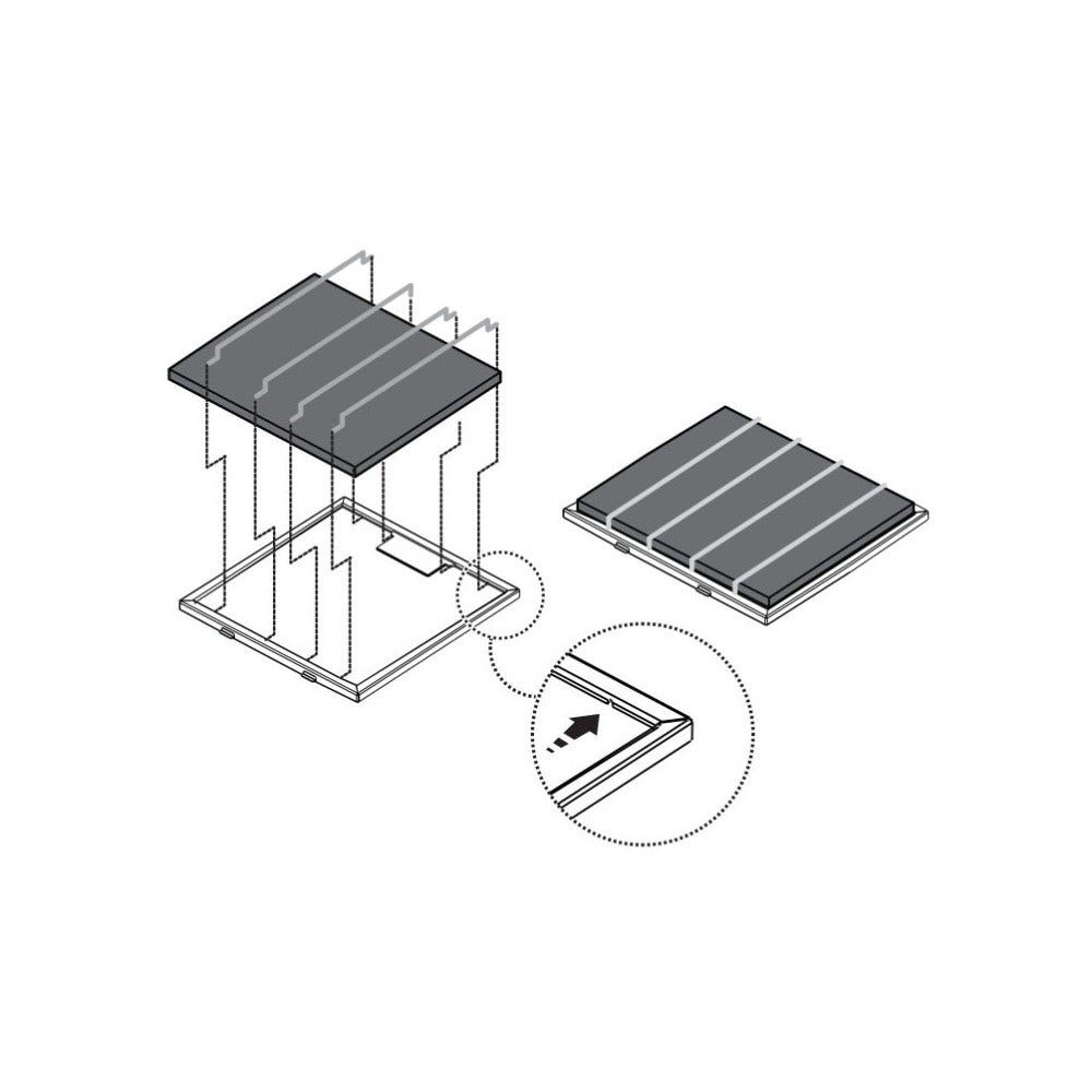 Elica longlife kulfilter KIT0148449 (3 stk.)