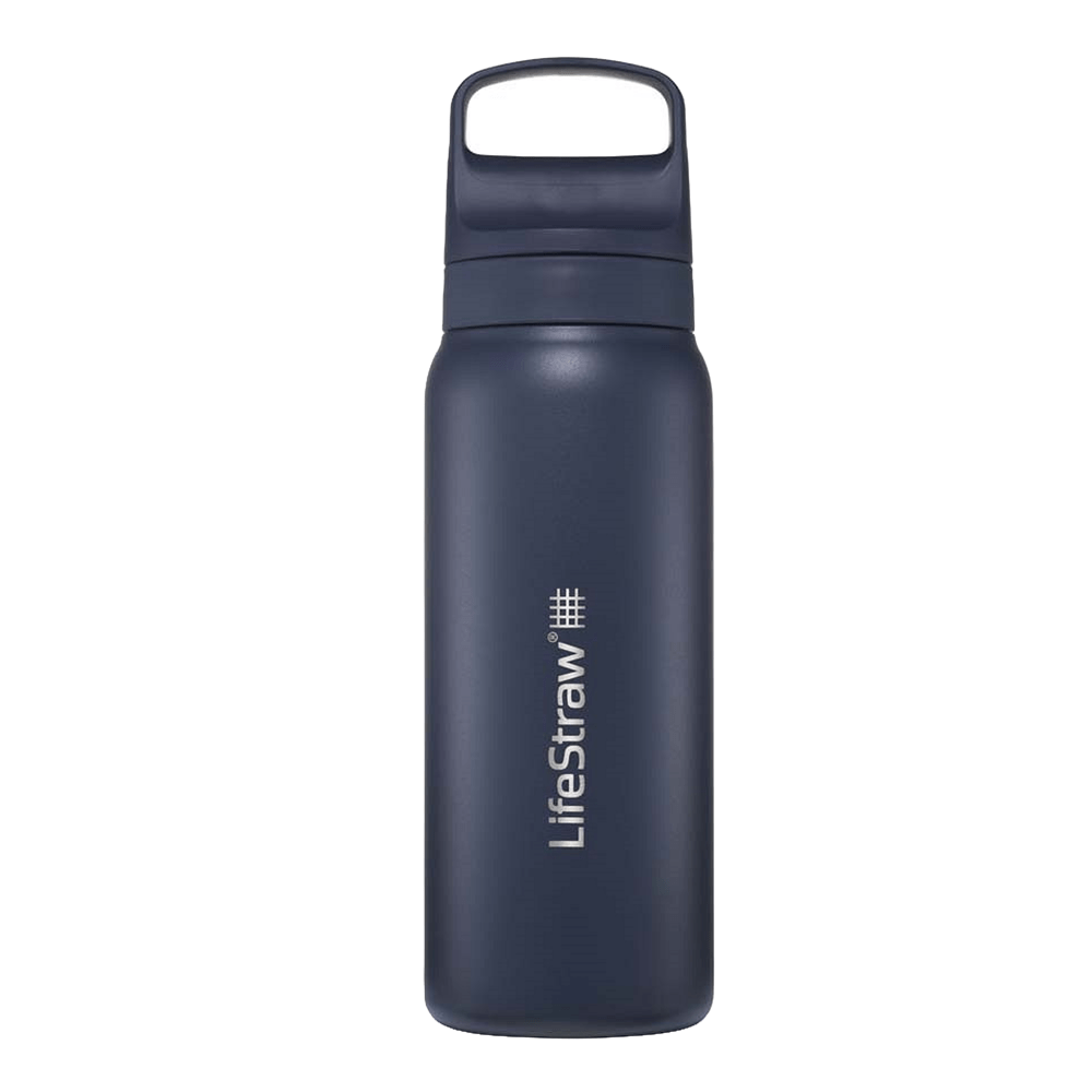 LifeStraw Go 2.0 Series Drikkeflaske i rustfrit stål Havblå (1000 ml)