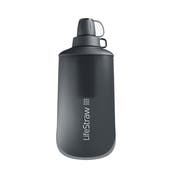 LifeStraw Peak Series Sammenfoldelig Klemmeflaske 1l Mørk Bjerggrå