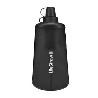 LifeStraw Peak Series Sammenfoldelig Klemmeflaske 650ml Mørk Bjerggrå