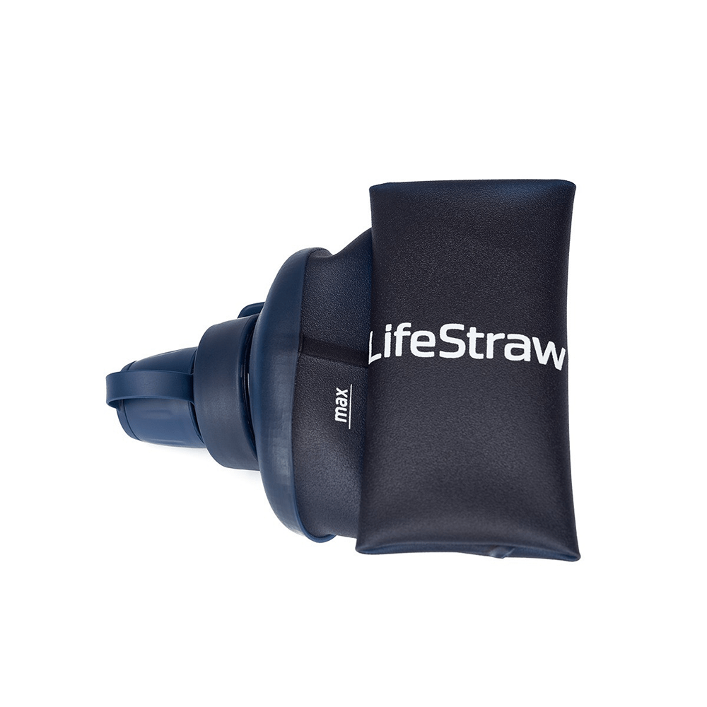 LifeStraw Peak Series Sammenfoldelig Klemmeflaske 650ml Bjergblå