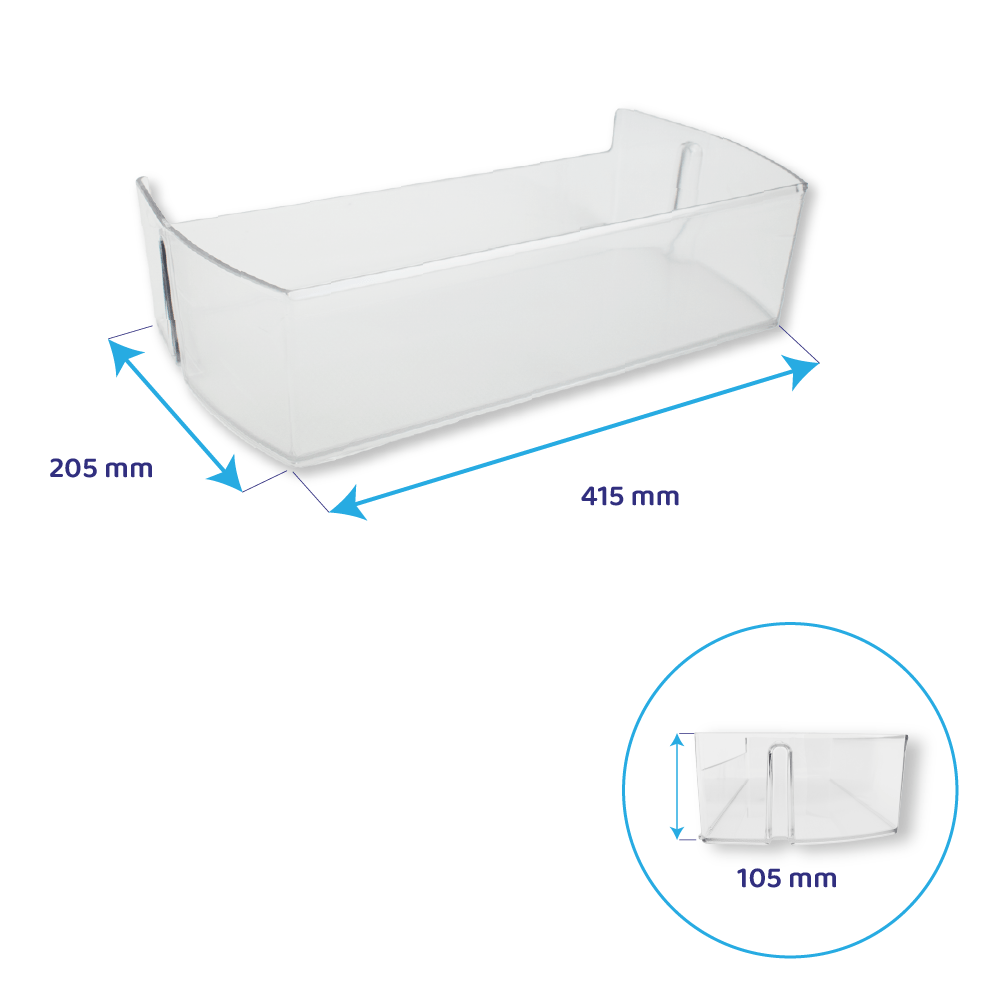 LG Køleskabslågehylde 415x205mm MAN64890001