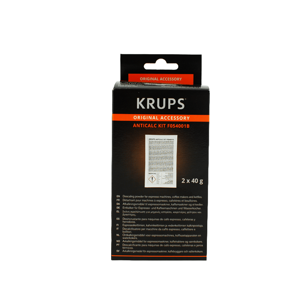 Krups vedligeholdelsessæt til kaffemaskine: vandreservoir + 3 x afkalkningssæt