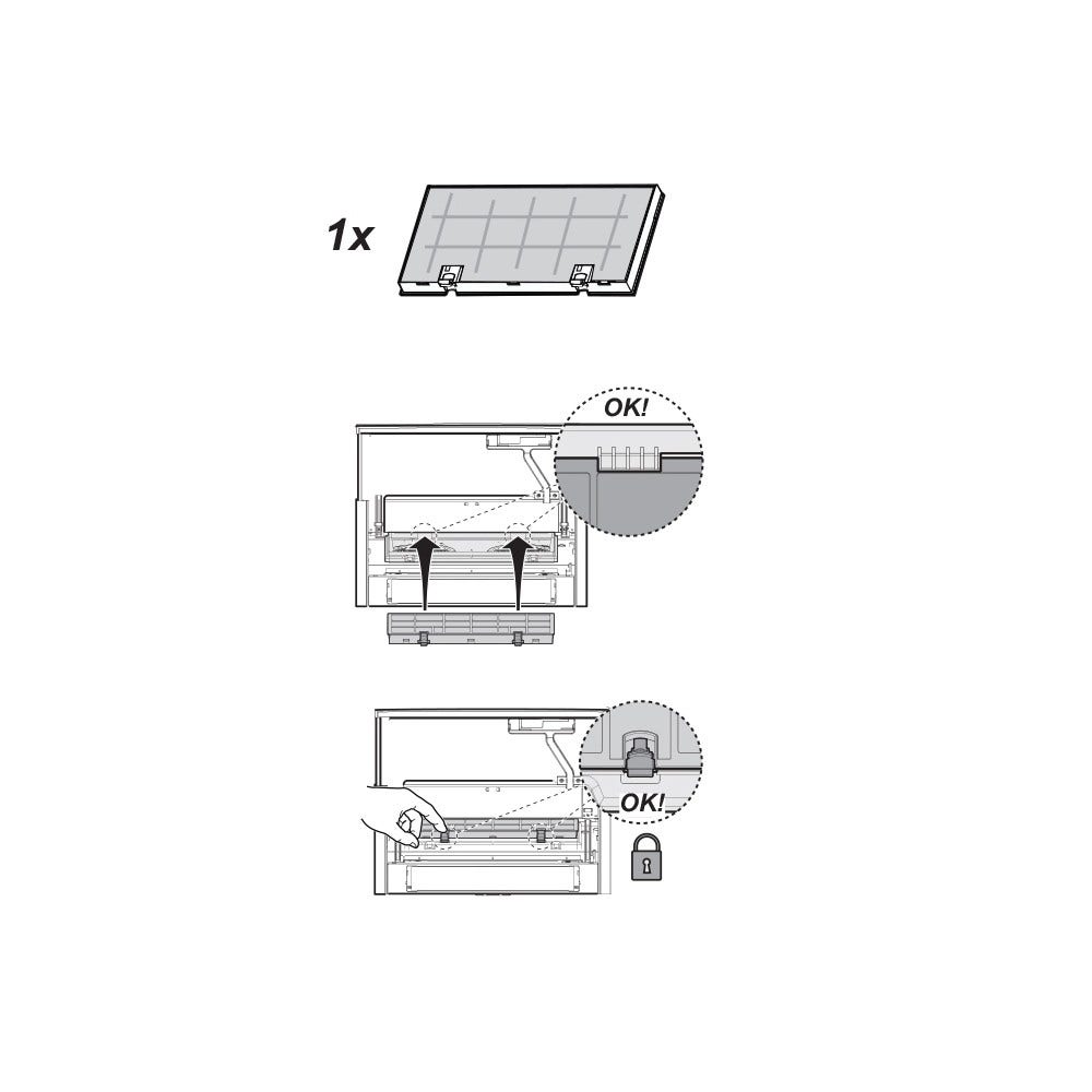 Electrolux kulfilter MCFE34ST / 9029865939