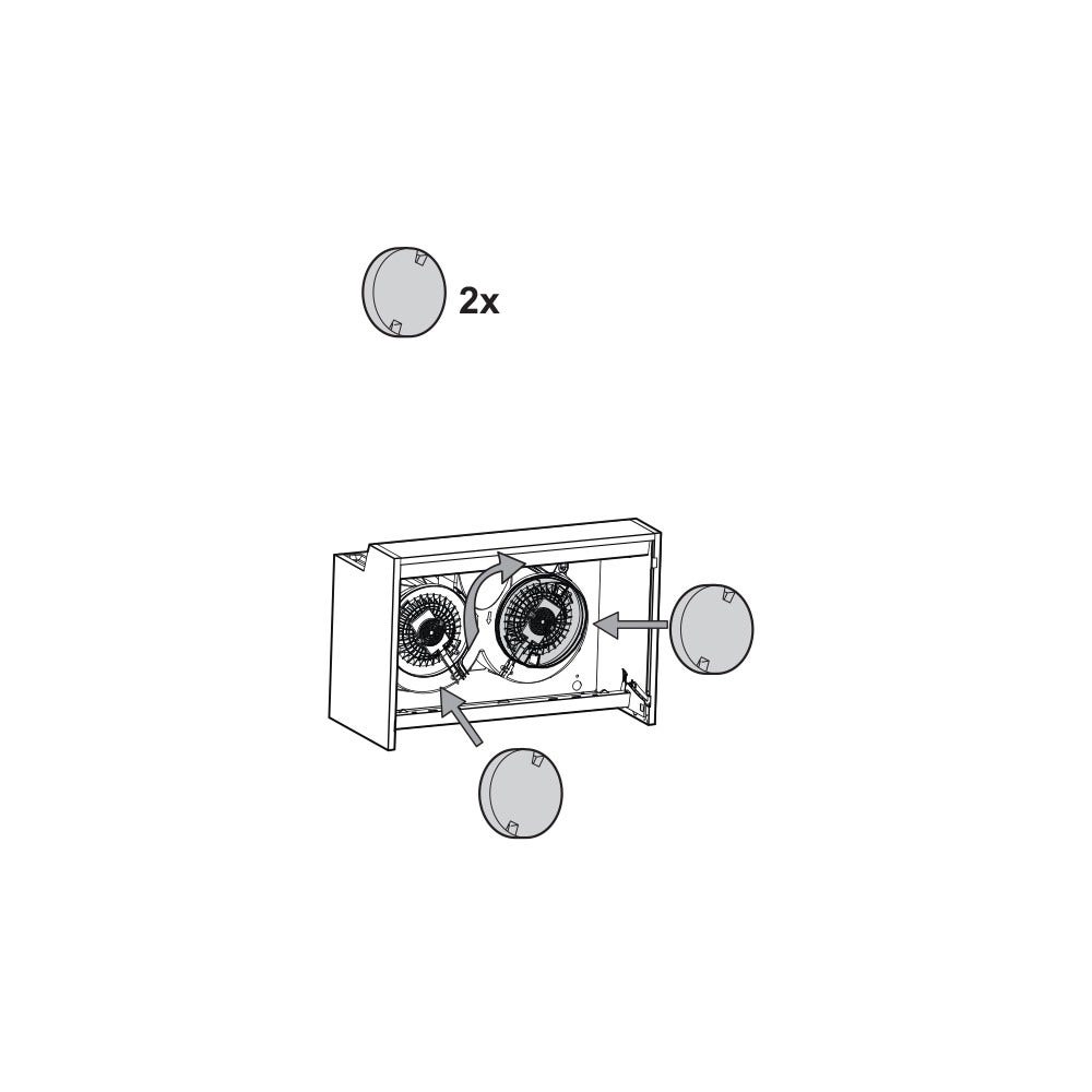 Kulfilter egnet til Electrolux MCFE39 / 9029801421 (2 stk.)