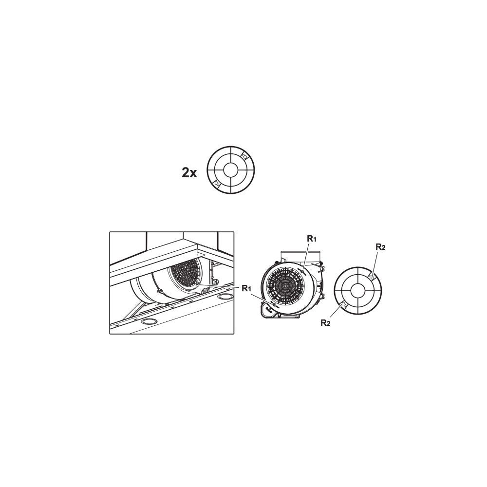 Juno kulfilter MCFE12 / 9029800571 (2 stk.)