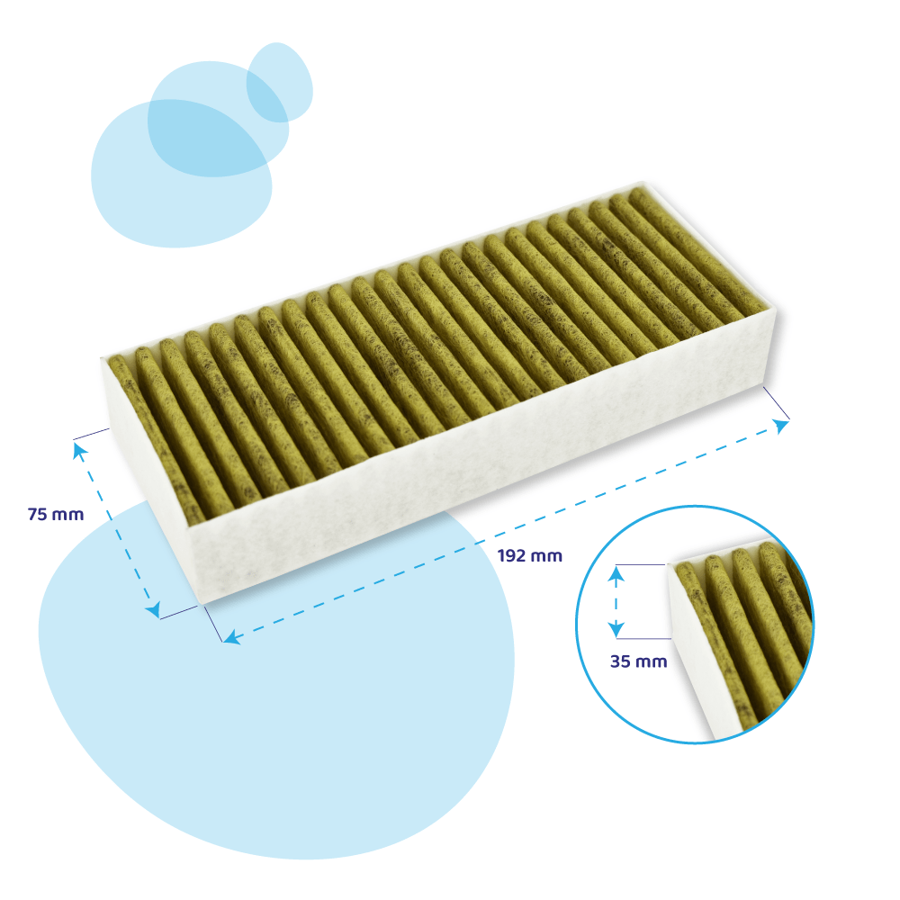 Siemens CleanAir Plus kulfilter iQ300 / iQ500 (4 stk.)