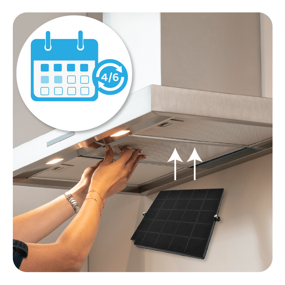 Kulfilter egnet til Elica Cloud Nine / CFC0010590 / ModF16CS
