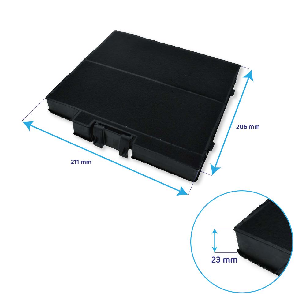 Kulfilter egnet til Bosch 11022296 / DWZ0DX0A0