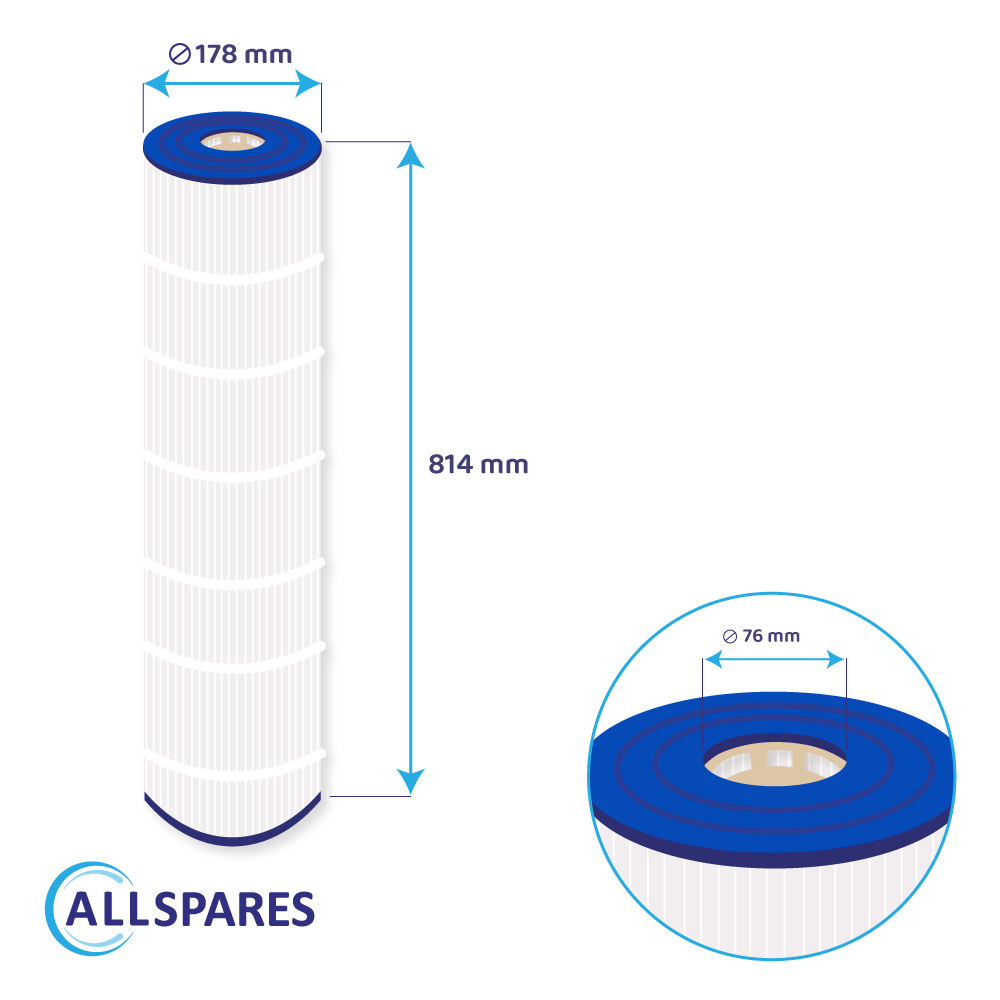 Swimmingpool vandfilter egnet til Pentair Clean & Clear Plus 520 / H-RAF173578