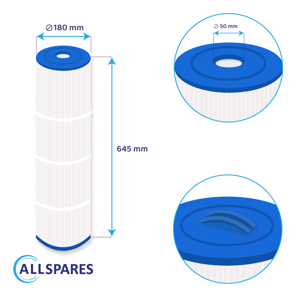 Swimmingpool vandfilter egnet til Weltico C6 / 62616