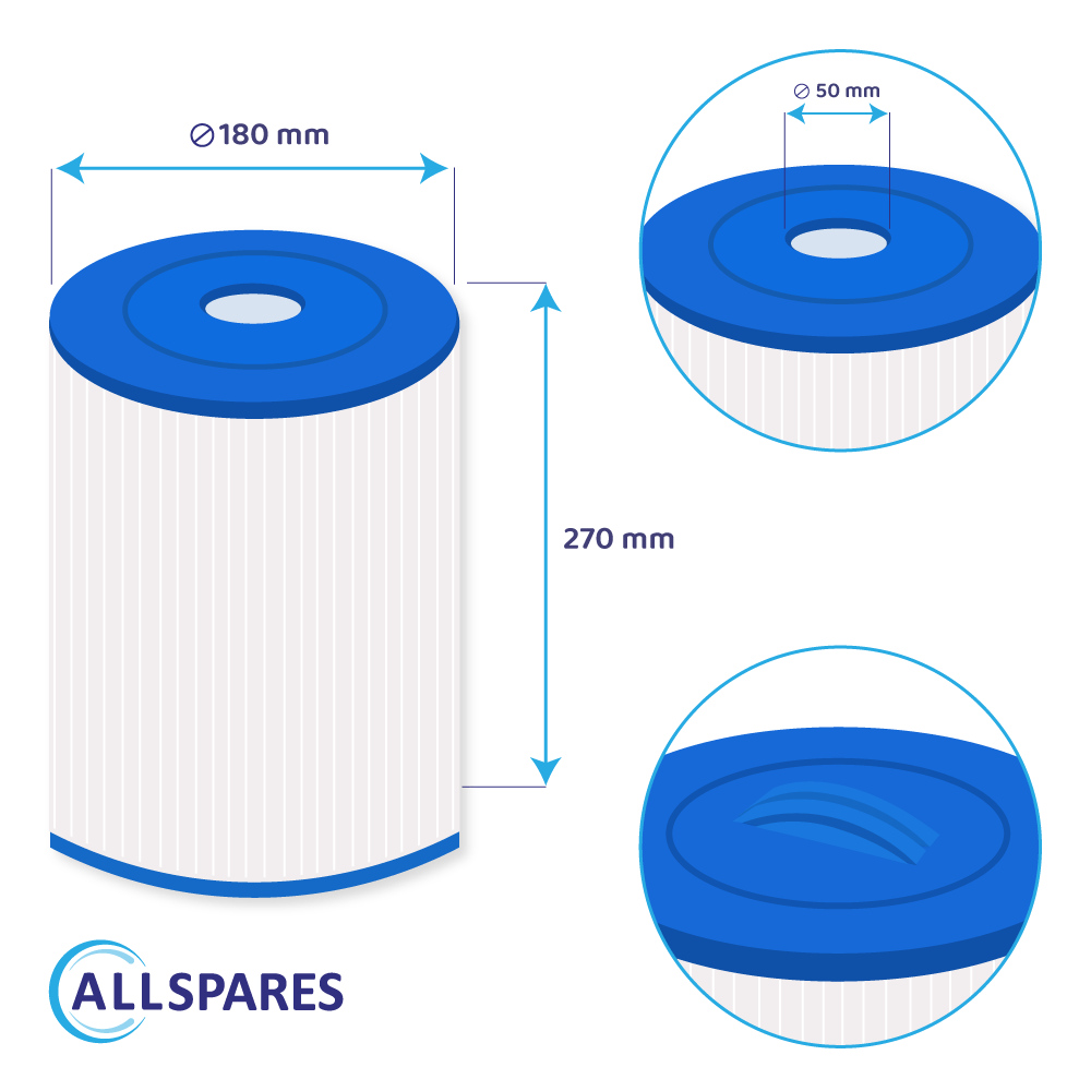 Swimmingpool vandfilter egnet til Weltico C2 / 62612