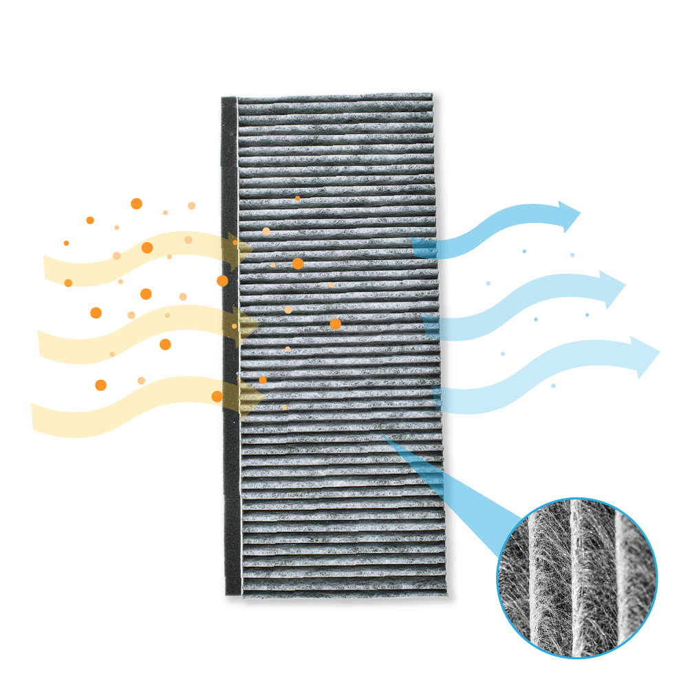 CleanAir kulfilter egnet til Neff 17006837