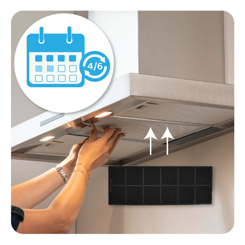 Kulfilter egnet til Tecnowind TIPO C / ACK62260 (2 stk.)