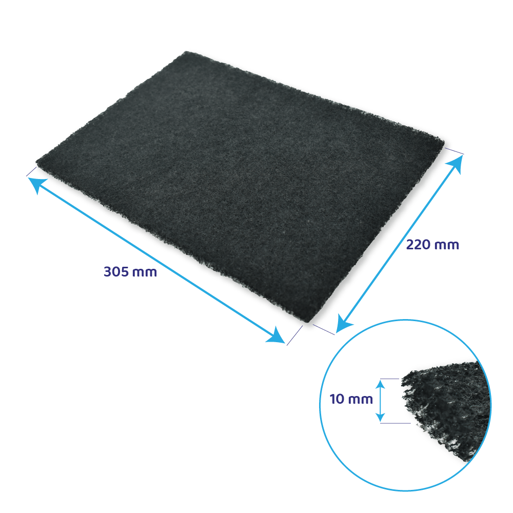 Kulfilter egnet til DeDietrich 79X8361 / AK204AE1 (3 stk.)