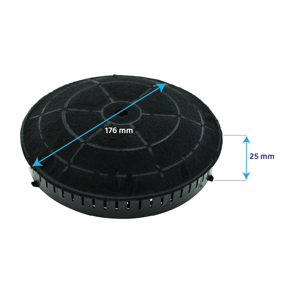 Elica kulfilter CFC0038668 / Type 57 (2 stk.)