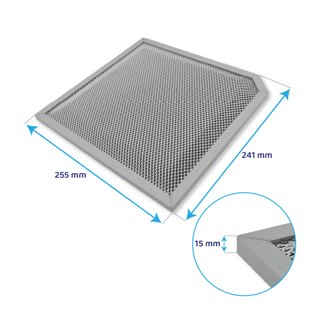 Airlux kulfilter 255 x 243 mm CR410