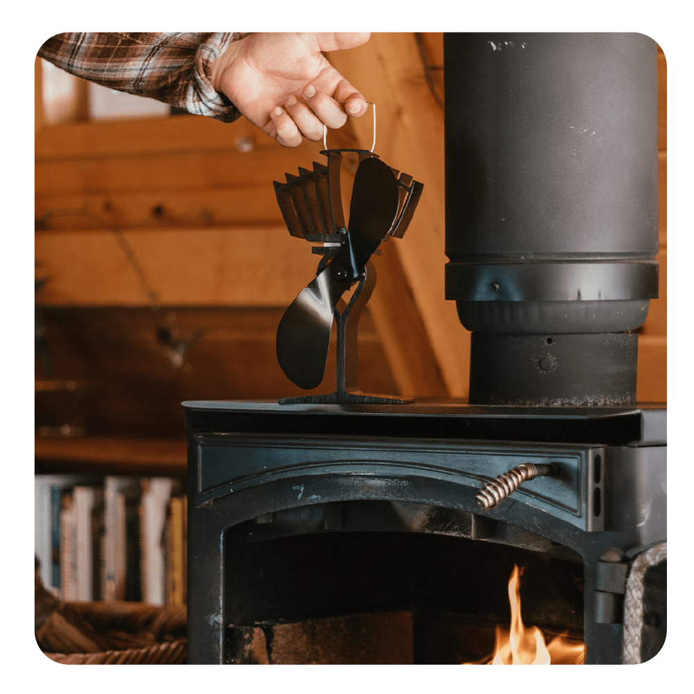 Caframo Ecofan AirMax 812 brændeovnsventilator