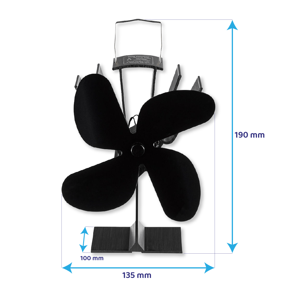 HI brændeovnsventilator til brændeovn