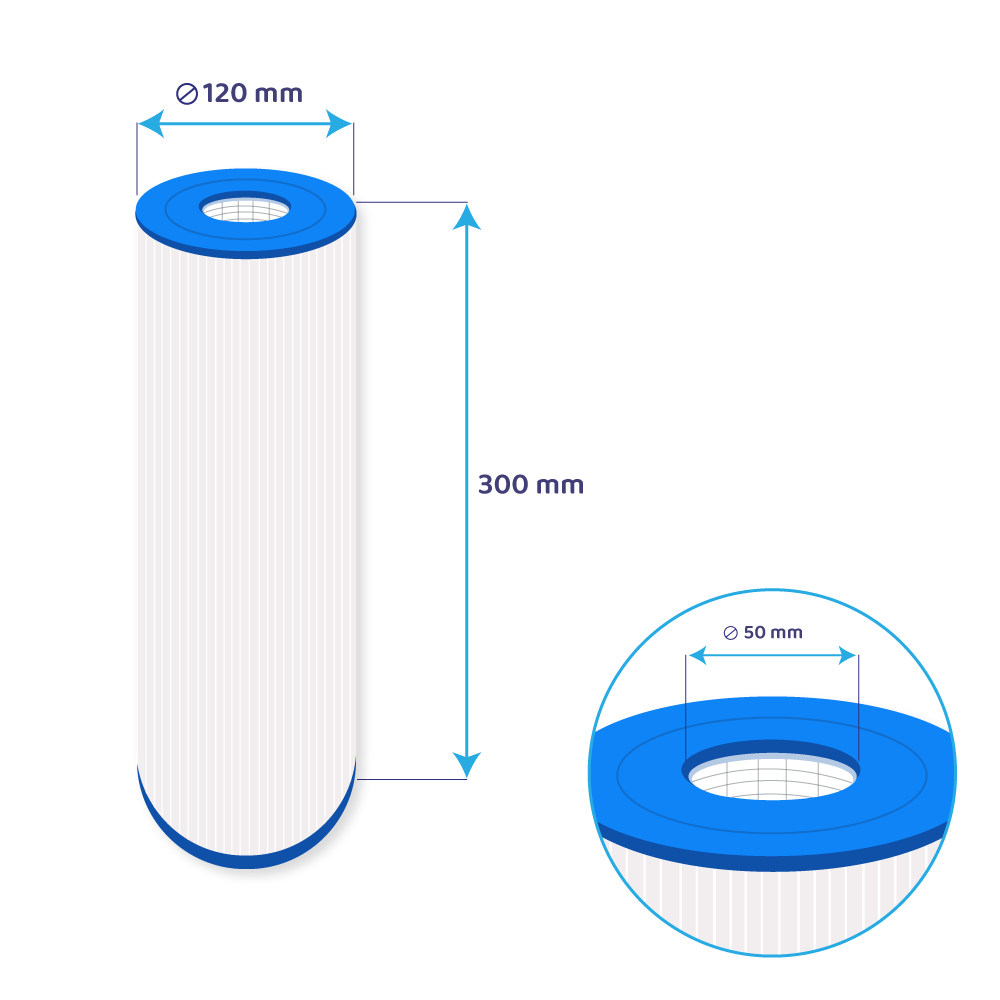 Darlly spa vandfilter SC755 / 40254 / C-4325
