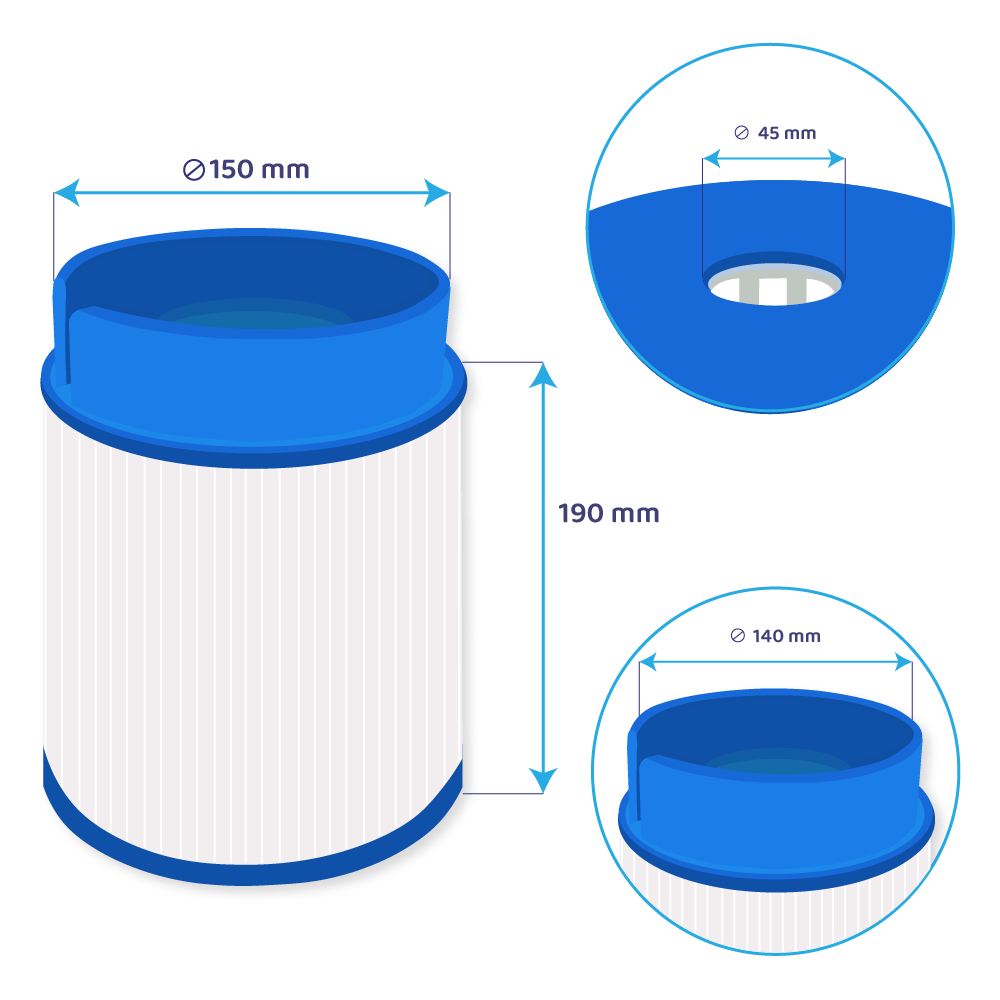Darlly spa vandfilter Softub SC784 / 60305 / 2004905