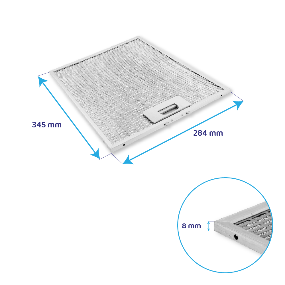 Teka metalfilter 345 x 284 mm 81460190