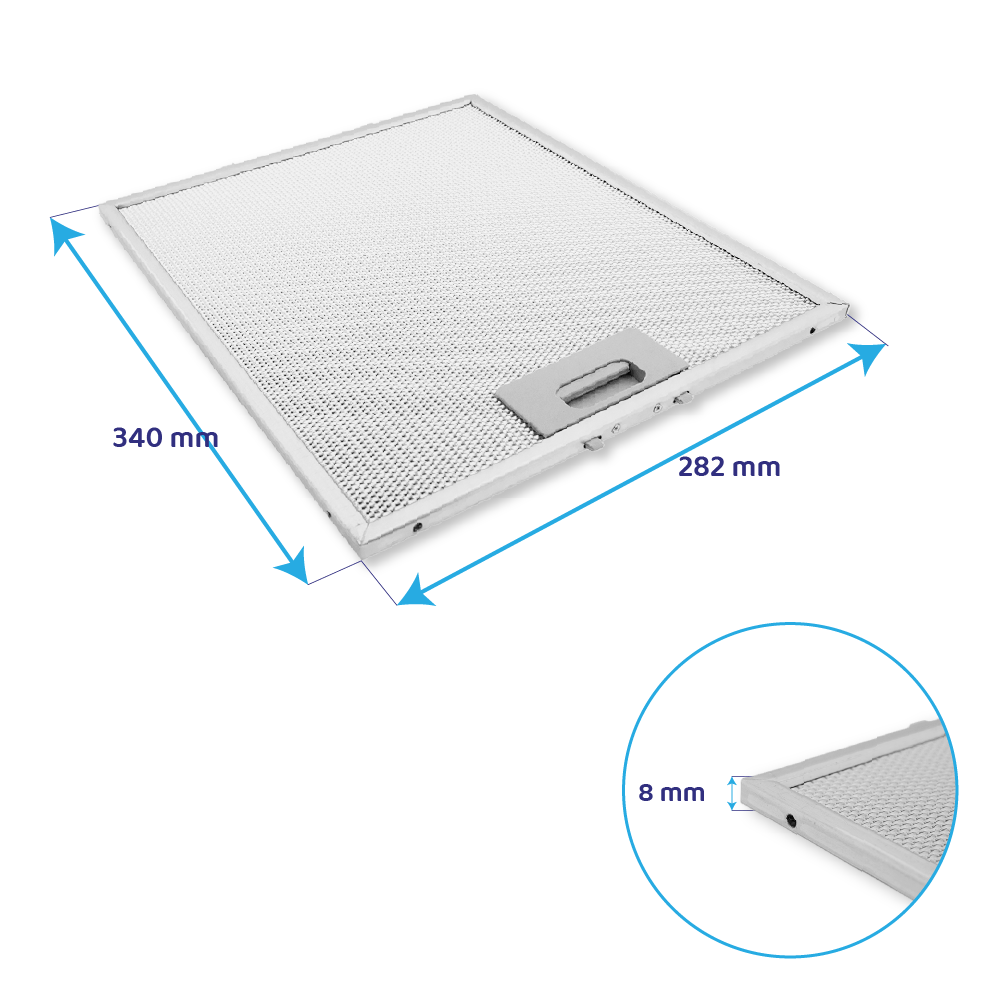 Teka metalfilter 340 x 282 mm 81481030