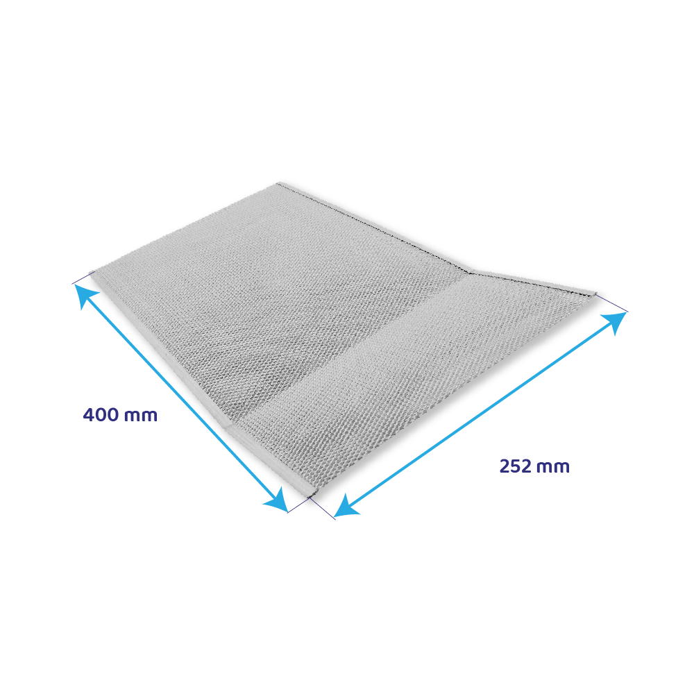 Teka metalfilter 400 x 252 mm 61801285
