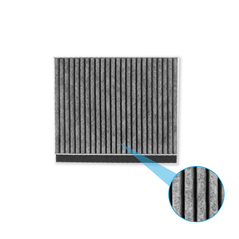 Bosch CleanAir kulfilter 17006595 / DZZ1CX1B4 til en skorstensbredde på 260 mm