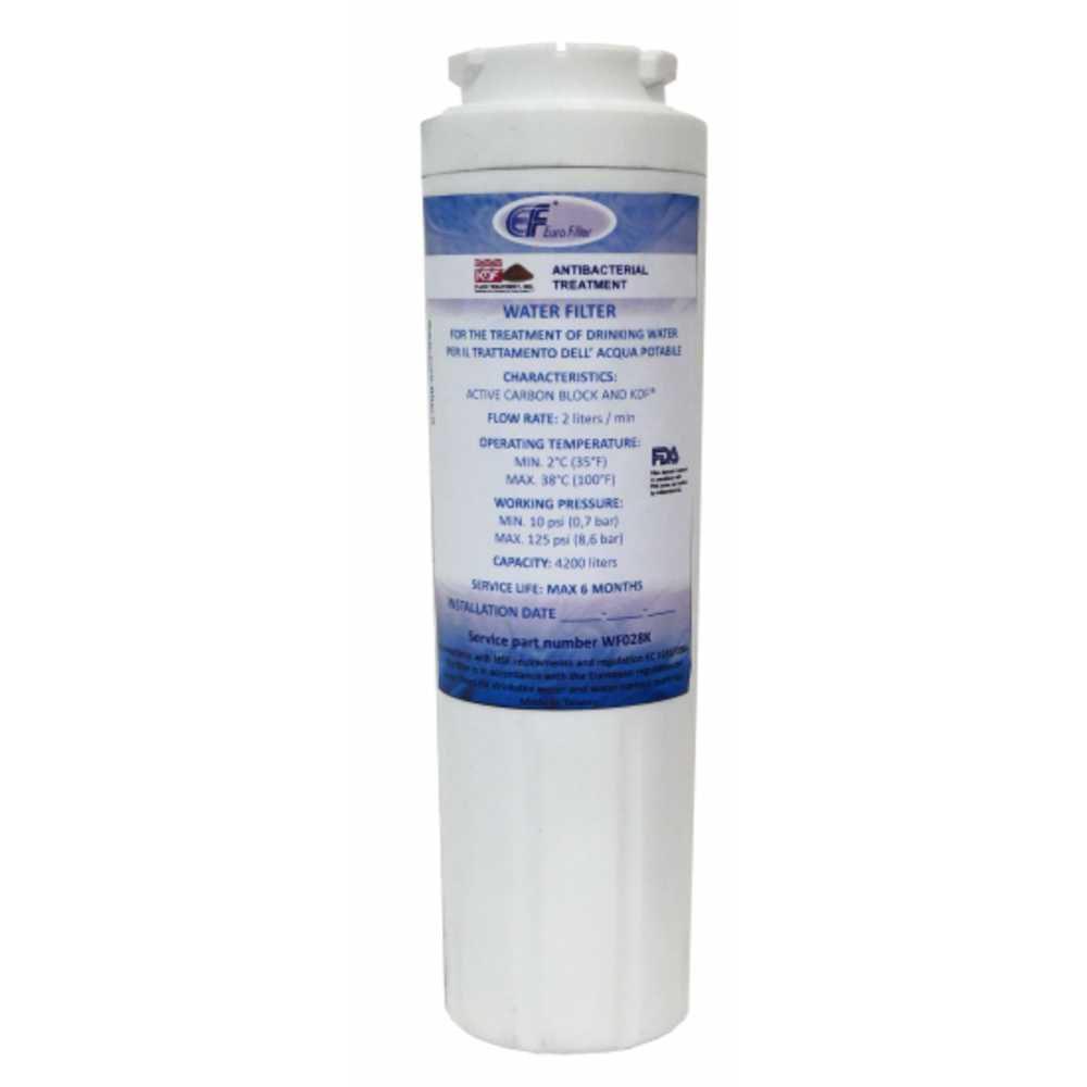 Euro Filter vandfilter kompatibel med Bosch / Siemens / Whirlpool / Amana / Gaggenau / KitchenAid / Maytag / Candy / Hotpoint Ariston