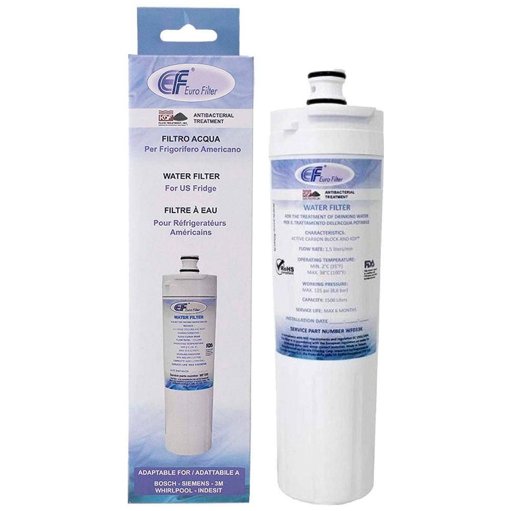 Eurofilter vandfilter kompatibel med Bosch / Siemens / Balay / Kuppersbusch / Neff / Solitaire / 3M / Indesit / Whirlpool