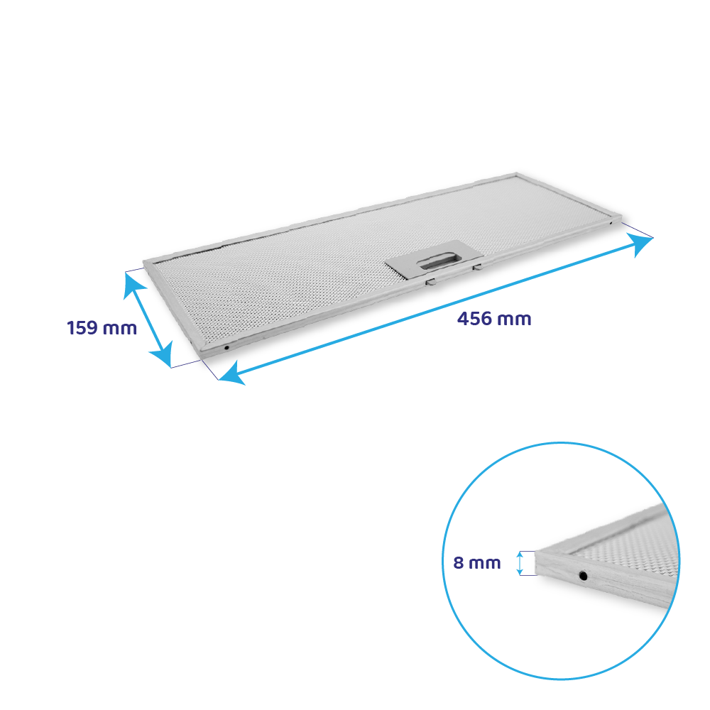 Neff metalfilter 456 x 159 mm 11004992