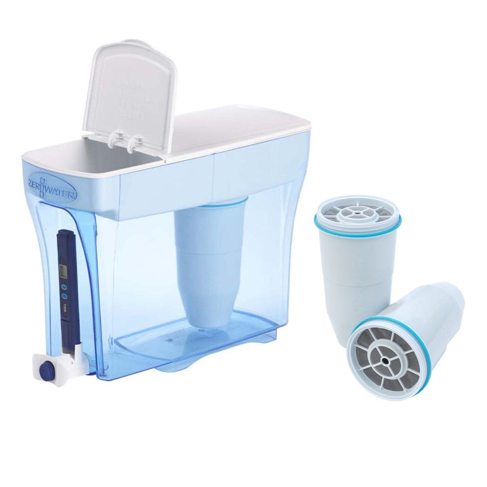 ZeroWater vandfilterstation 5,4 L inkl. 3 vandfiltre 703B (filtrerer PFAS)