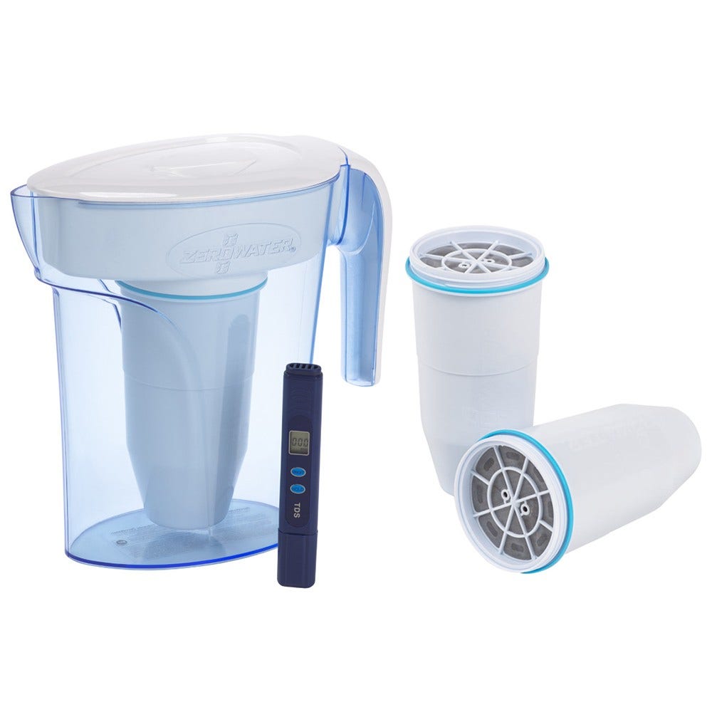 ZeroWater vandfilterkande 1,7 L inkl. 3 vandfiltre 717B (filtrerer PFAS)