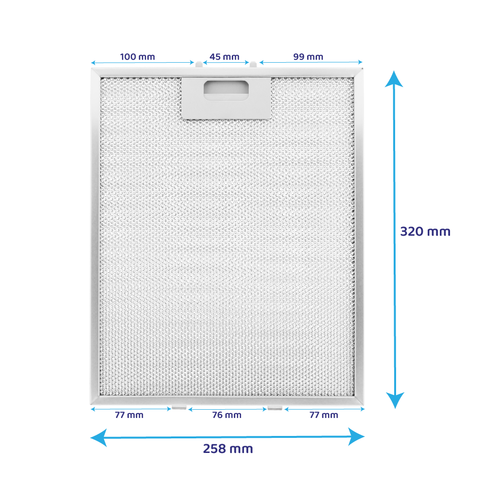 Ignis metalfilter 320 x 258 mm 480122102169