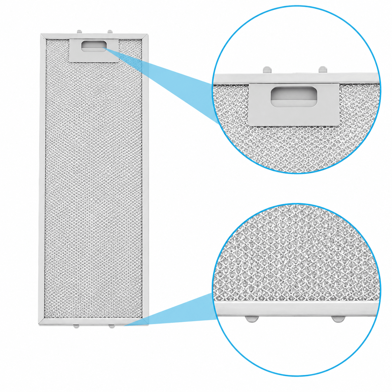 Electrolux metalfilter 456 x 185 x 8 mm 4055241147