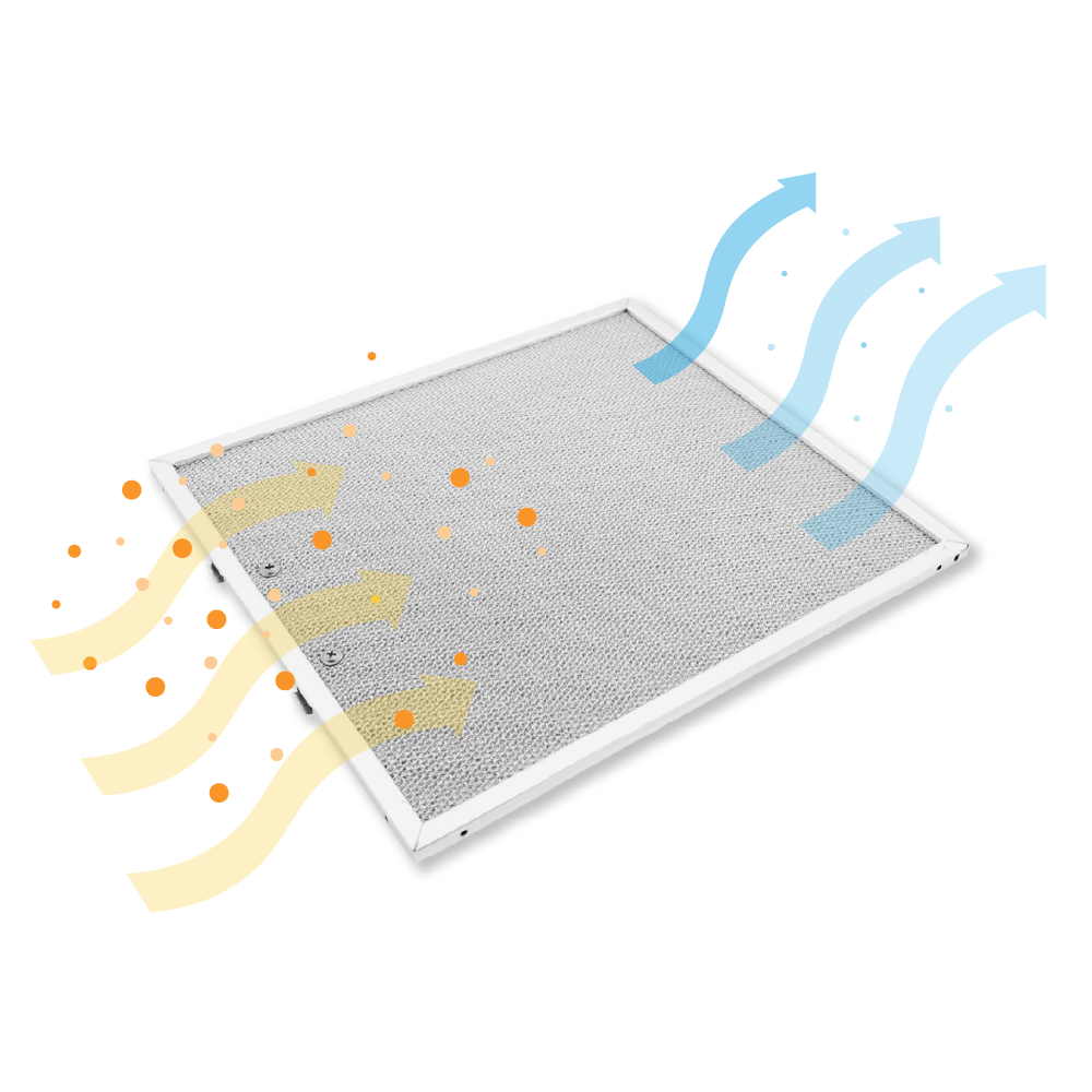 Whirlpool metalfilter 300 x 266 mm 481948048172