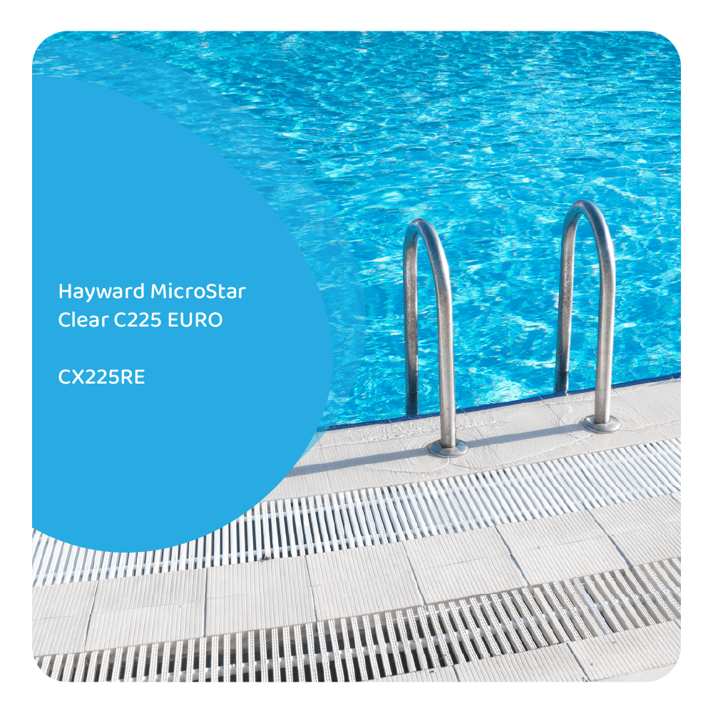 Poolfilter egnet til Hayward MicroStar Clear C225 EURO / CX225RE