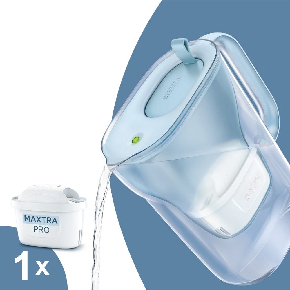 BRITA Style Eco vandfilterkande 2,4 L pudderblå + MAXTRA PRO vandfilter 1055740