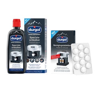 Durgol vedligeholdelsessæt - Afkalker (500 ml) + Rengøringstabletter