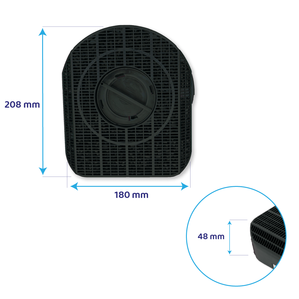 AEG kulfilter MCFE14 / 9029800605 (2 stk.)