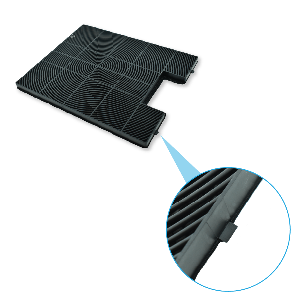 Inventum kulfilter AKC9000RVS (2 stk.)