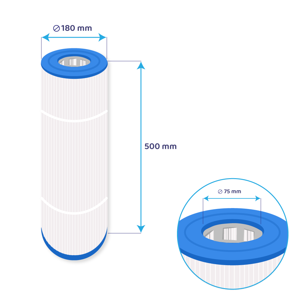 Darlly spa vandfilter SC742 / 70508 / C-7656